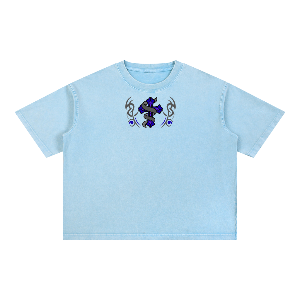 Maxcence & Co. Mineral Wash Boxy Cotton T-Shirt