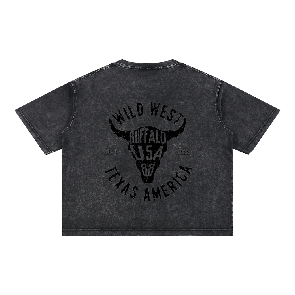 Maxcence & Co. Mineral Wash Boxy Cotton T-Shirt