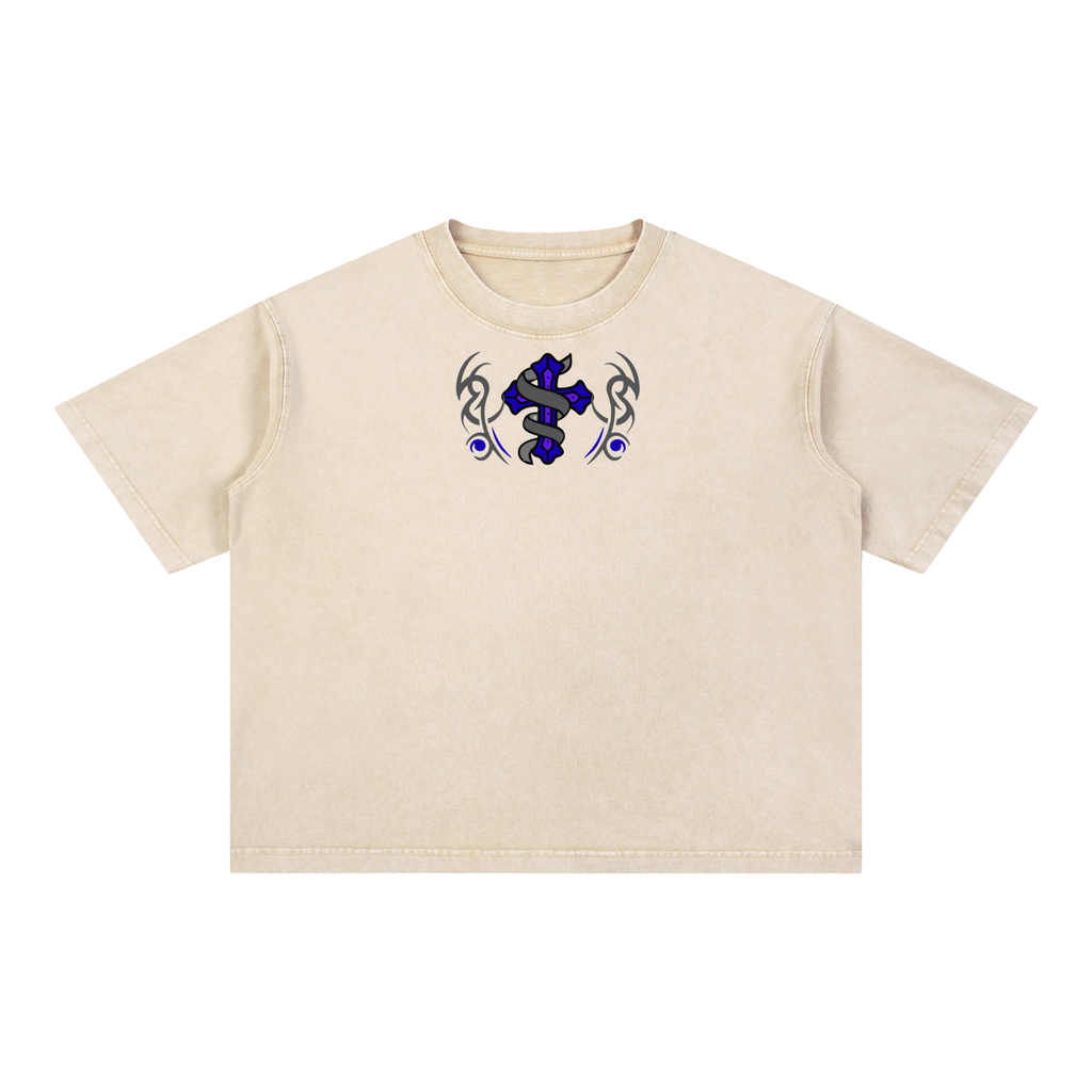 Maxcence & Co. Mineral Wash Boxy Cotton T-Shirt