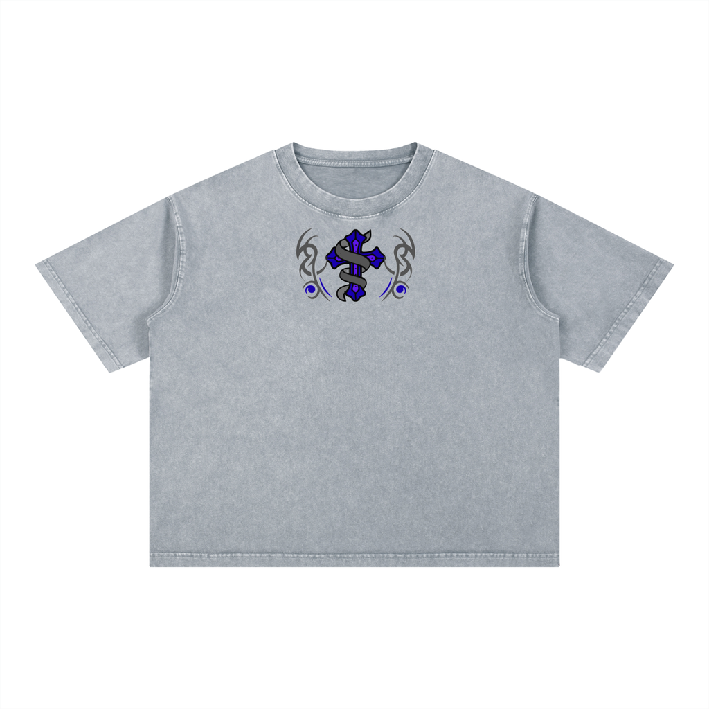Maxcence & Co. Mineral Wash Boxy Cotton T-Shirt