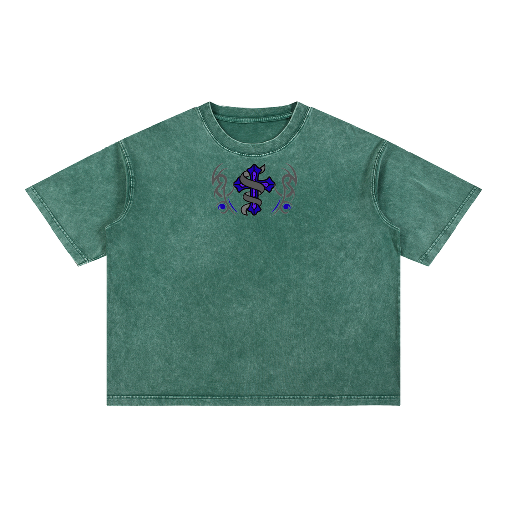 Maxcence & Co. Mineral Wash Boxy Cotton T-Shirt