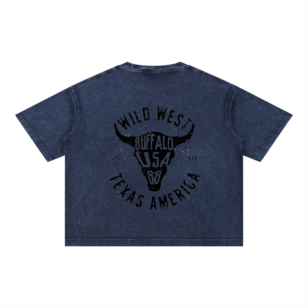 Maxcence & Co. Mineral Wash Boxy Cotton T-Shirt