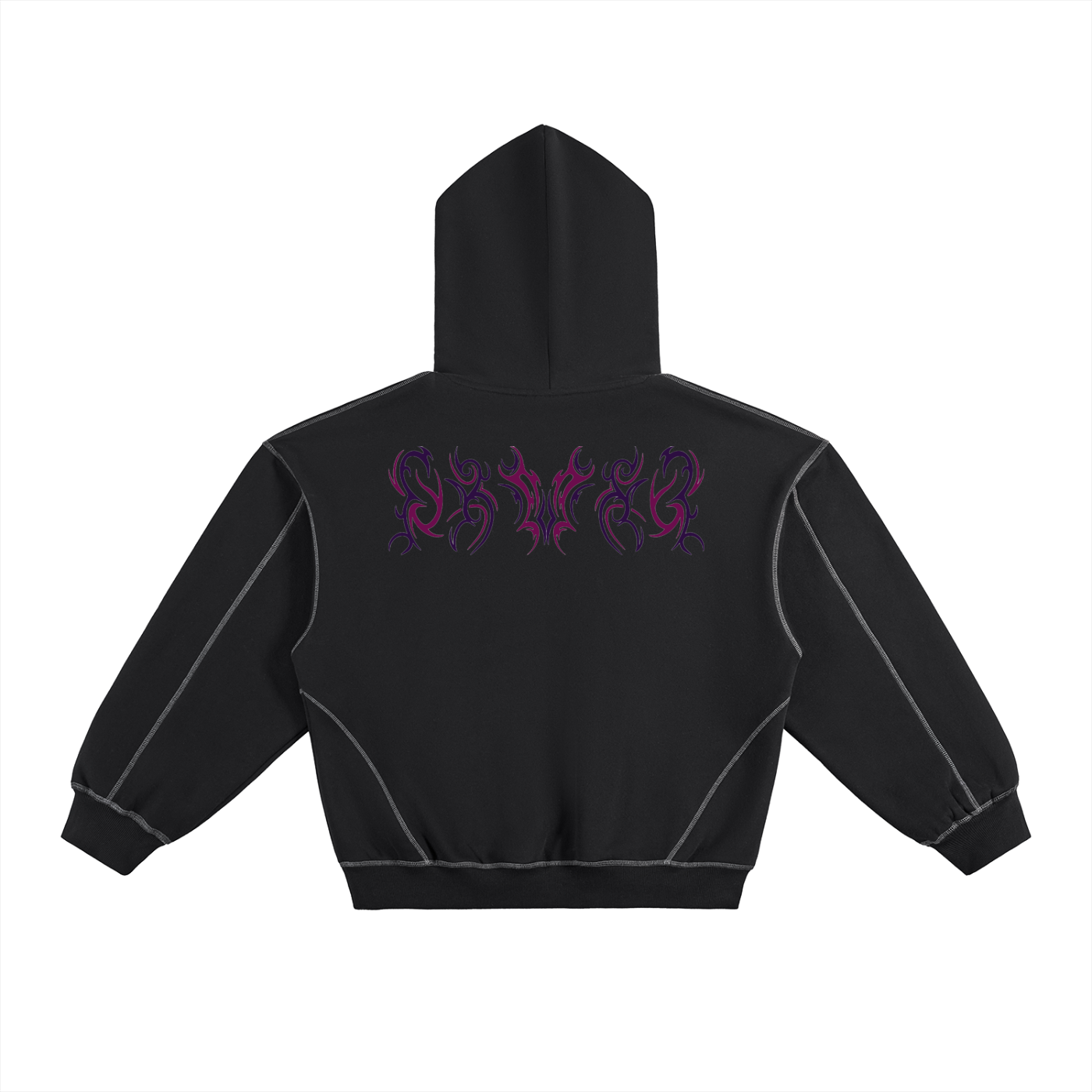 Maxcence & Co.
-Stitched Boxy Fleece Hoodie