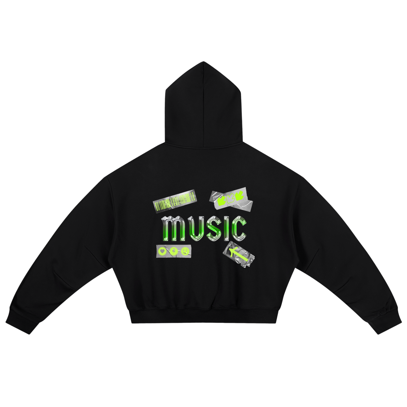 Essential Boxy Darted Sleeve Hoodie
