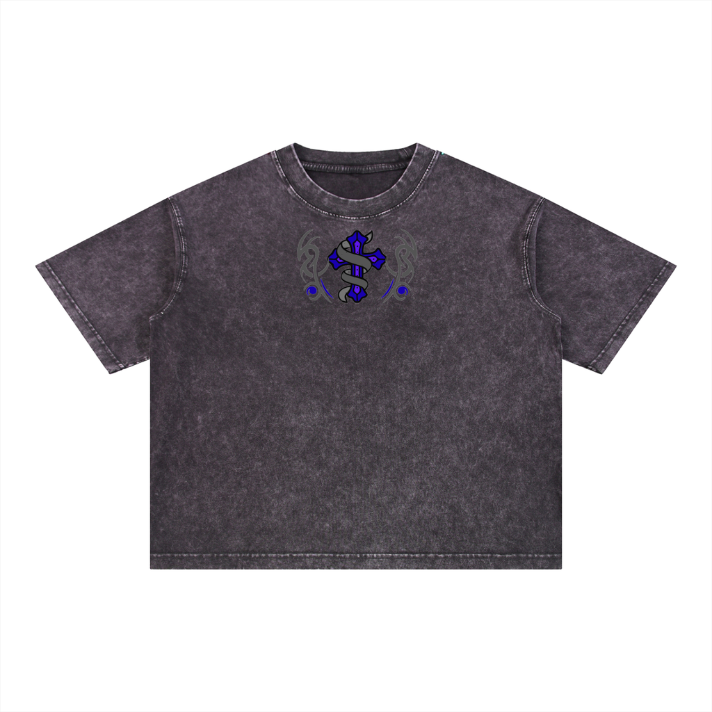 Maxcence & Co. Mineral Wash Boxy Cotton T-Shirt
