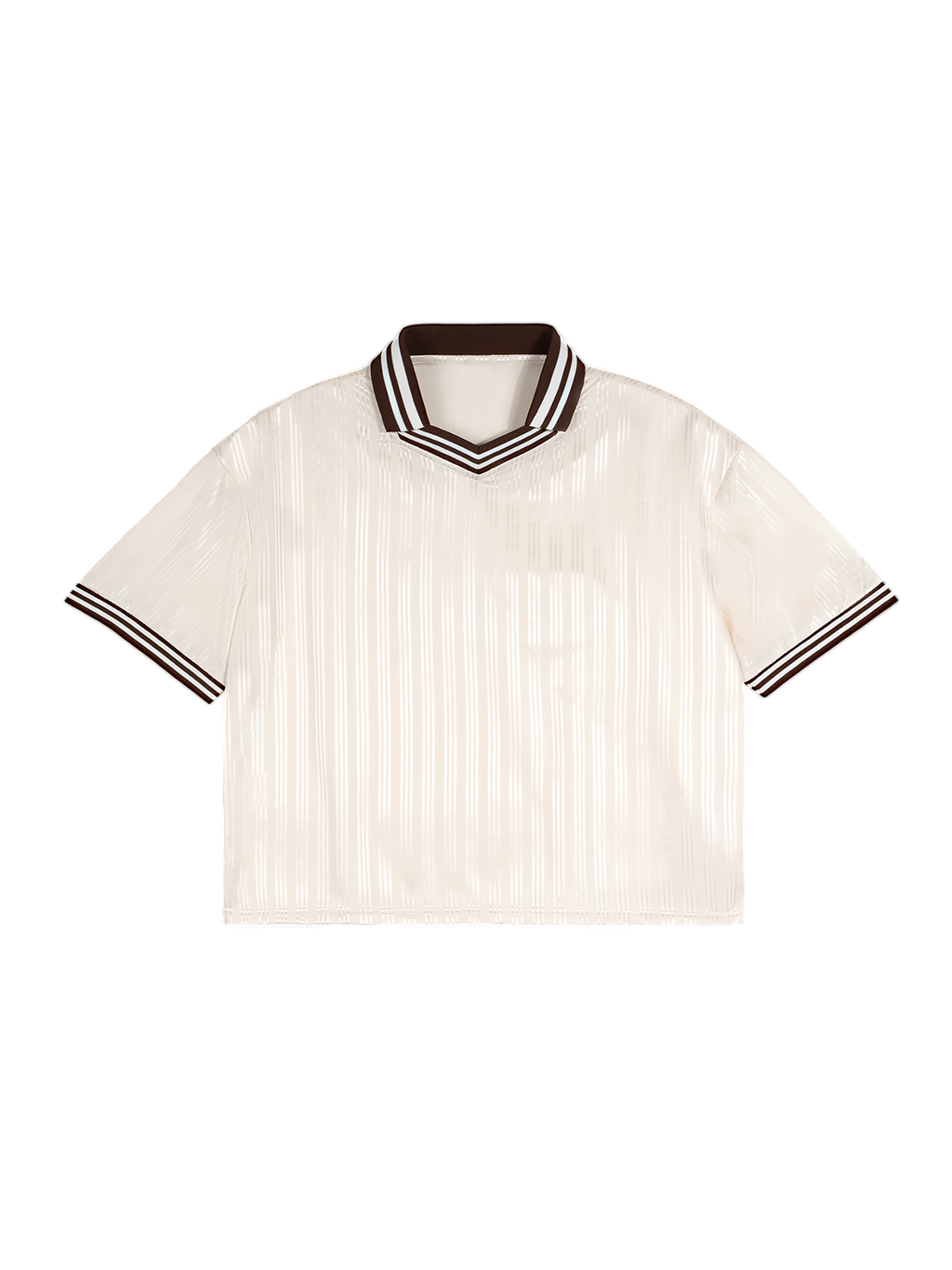 Maxcence & Co.
 Stripes Polo Collar T-Shirt