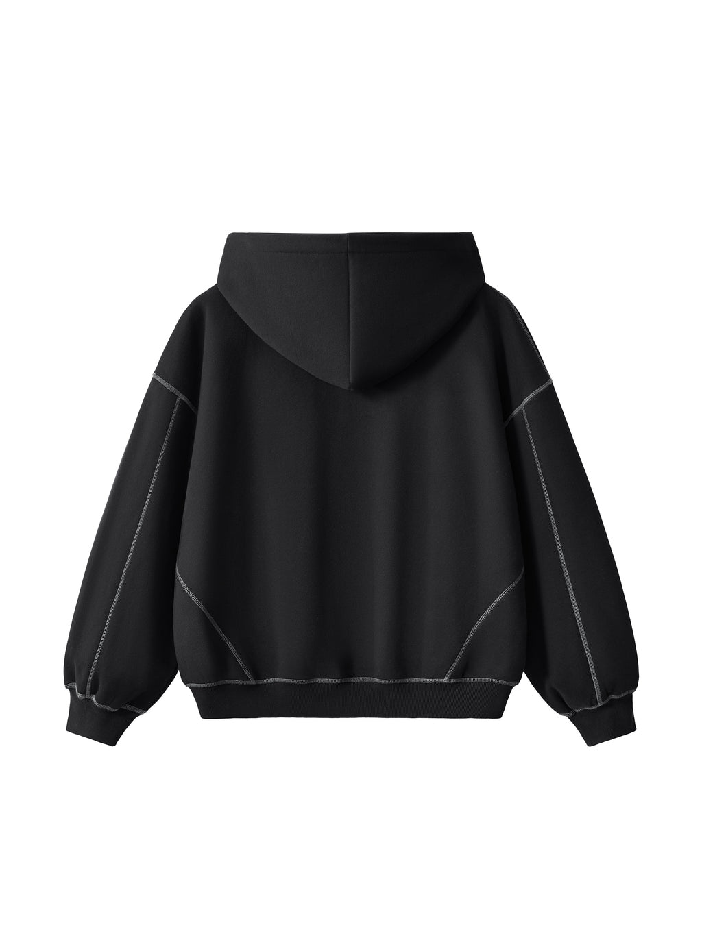 Maxcence & Co.
-Stitched Boxy Fleece Hoodie